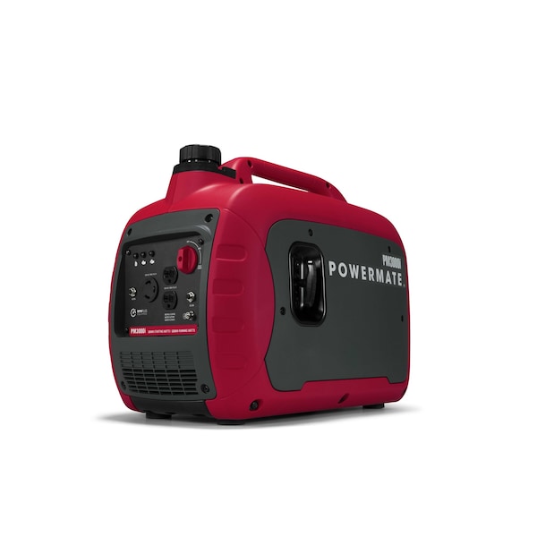 Powermate Portable and Inverter Generator, Gasoline, 2,300 W Rated, 3,000 W Surge, Recoil Start, 120V AC P0080601 - main